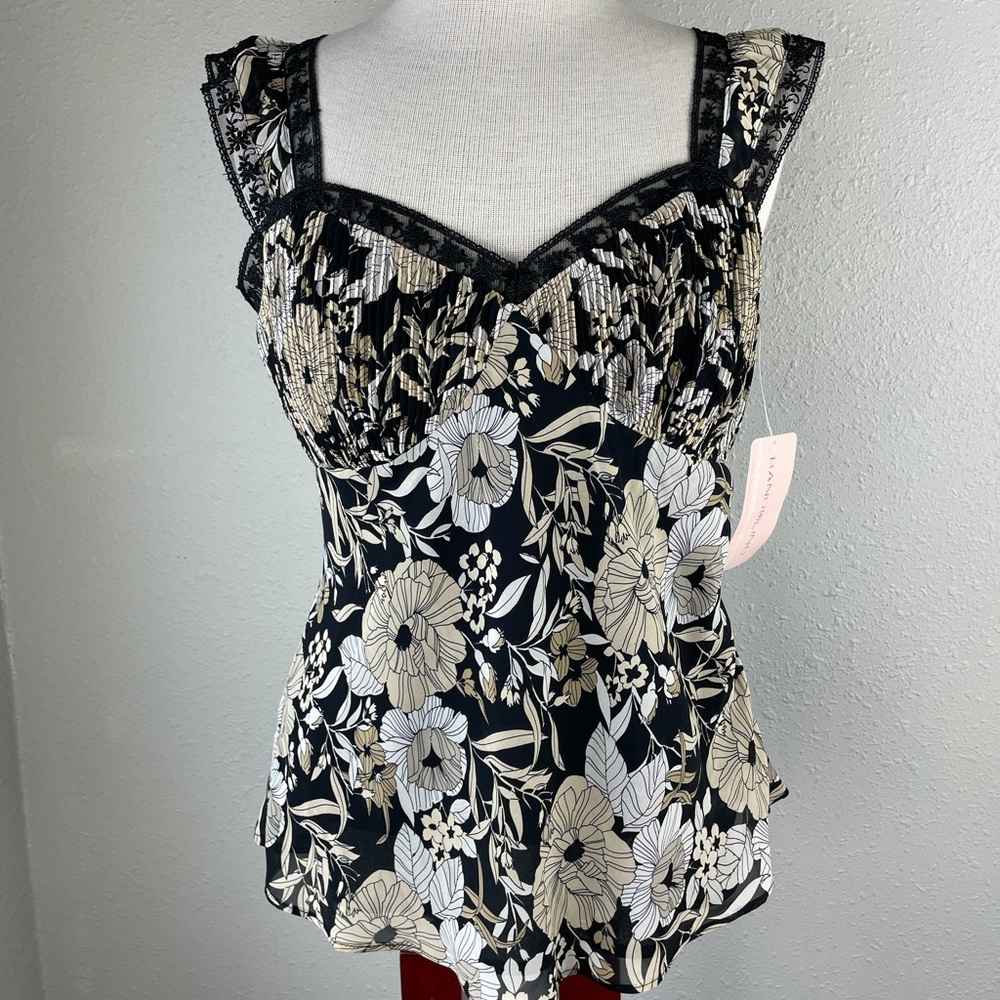 NWT Bandolino Floral Dress Tank Top Size 10